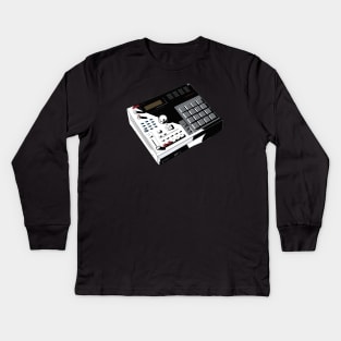 Akai Mpc 2000 blackout Kids Long Sleeve T-Shirt